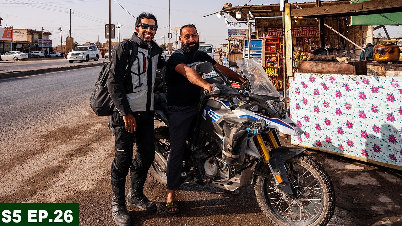 FINALLY IN BAGHDAD IRAQ 🇮🇶 | S05 EP.26 | PAKISTAN TO SAUDI ARABIA MOTORCYCLE