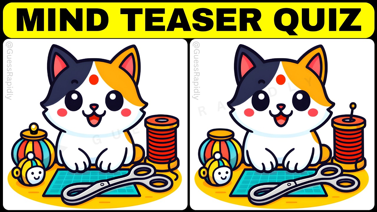 💪Сможете ли вы найти три маленьких трюка на этой яркой картинке?🎨【#521 Головоломка】