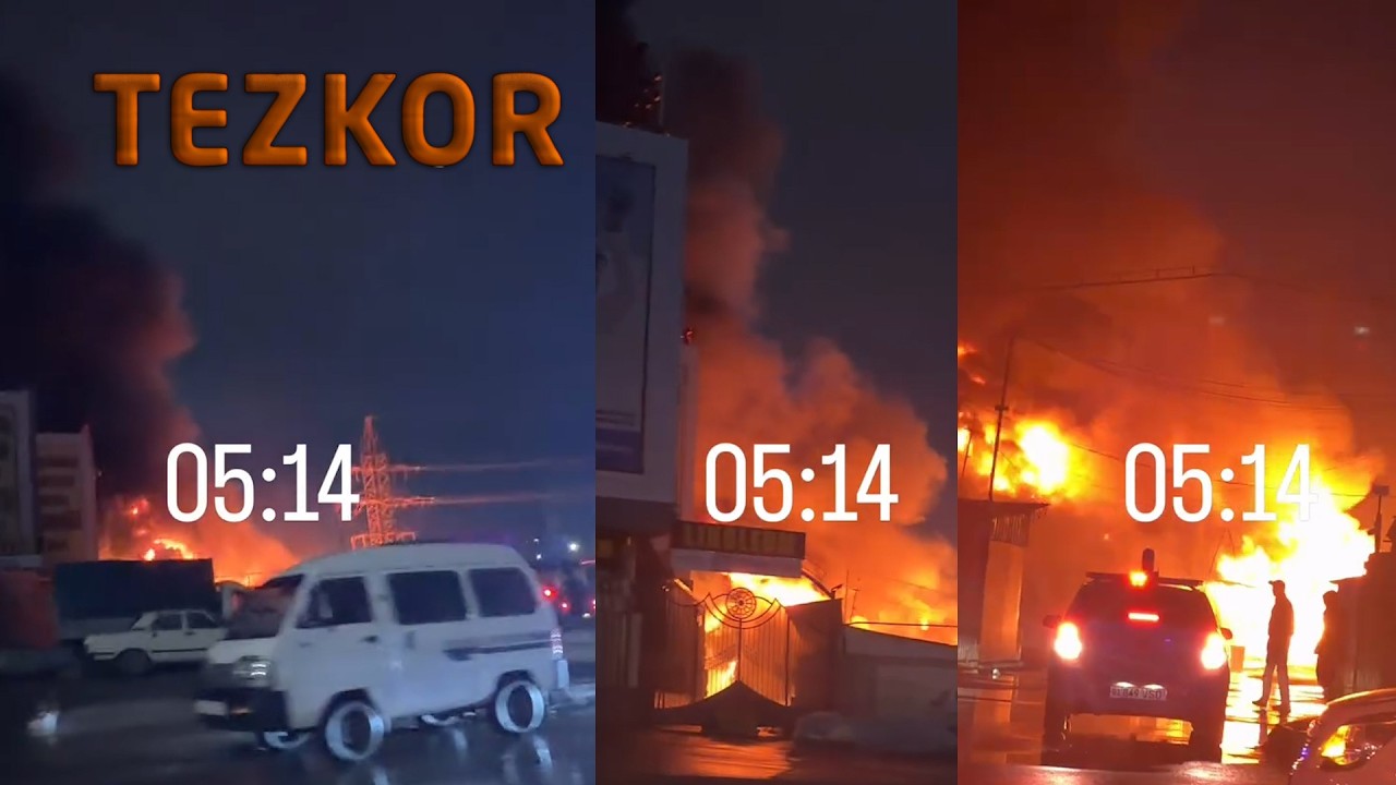 Tezkor TOSHKENTda yong'in  #2026