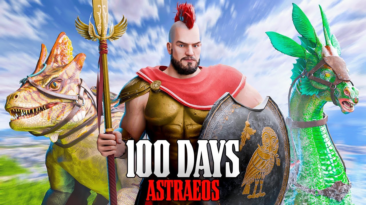 I Spent 100 Days In Ark Survival Ascended - Astraeos