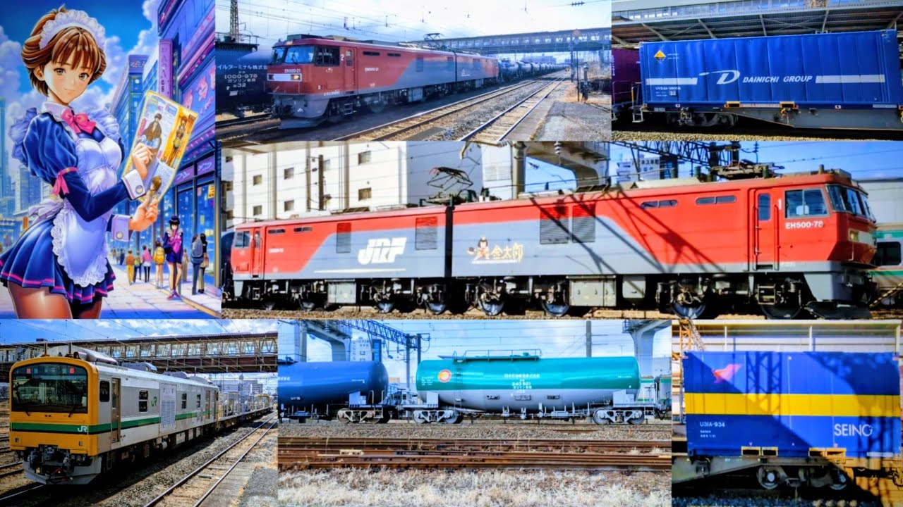 ２０２６年  １月下旬　貨物列車 ６本［GV - E 197 系（郡山常駐  返却）あり］   ※  1⁄23  (金) ・ 1⁄24  (土)