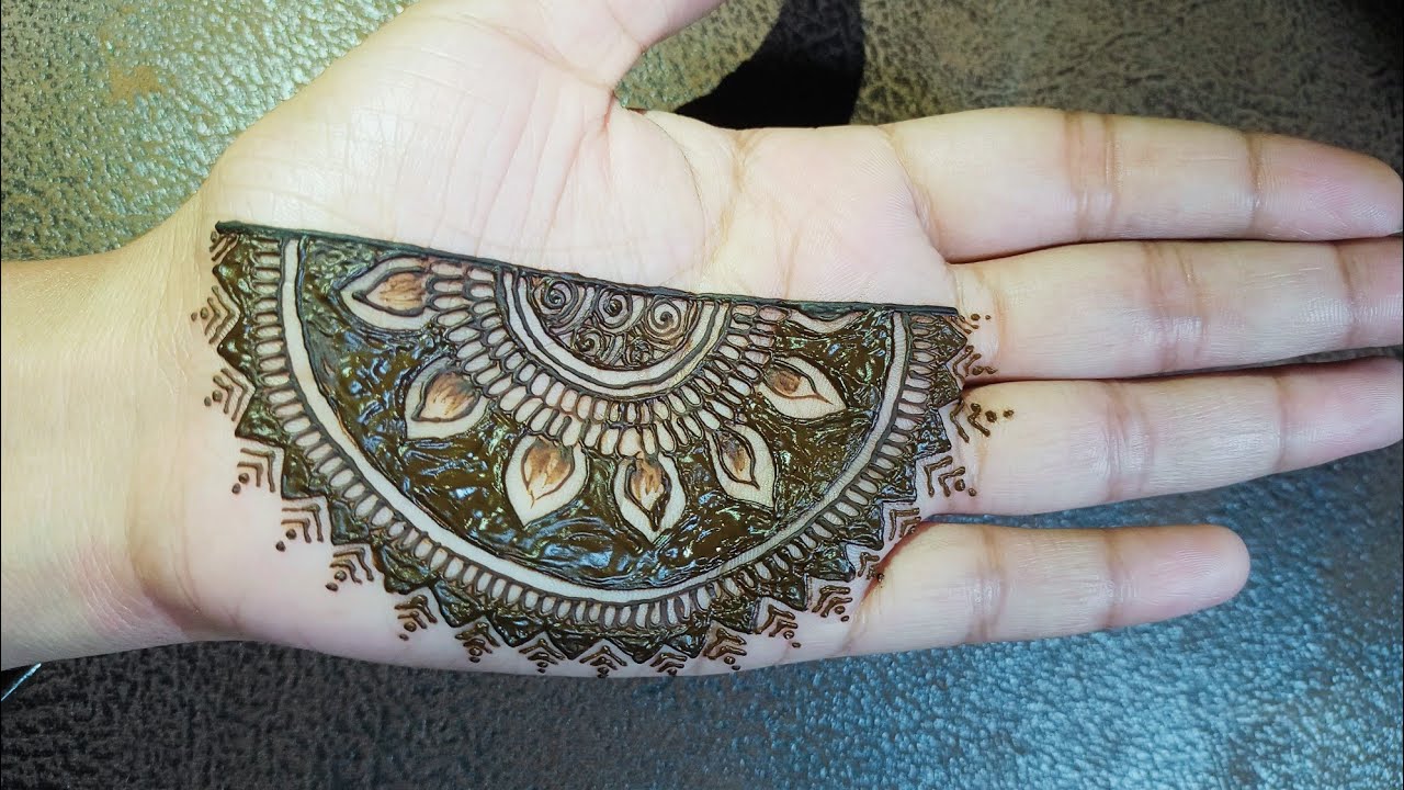 Very beautiful easy stylish arabic mehndi design | Front hand mehndi | mehndi design | mehndi