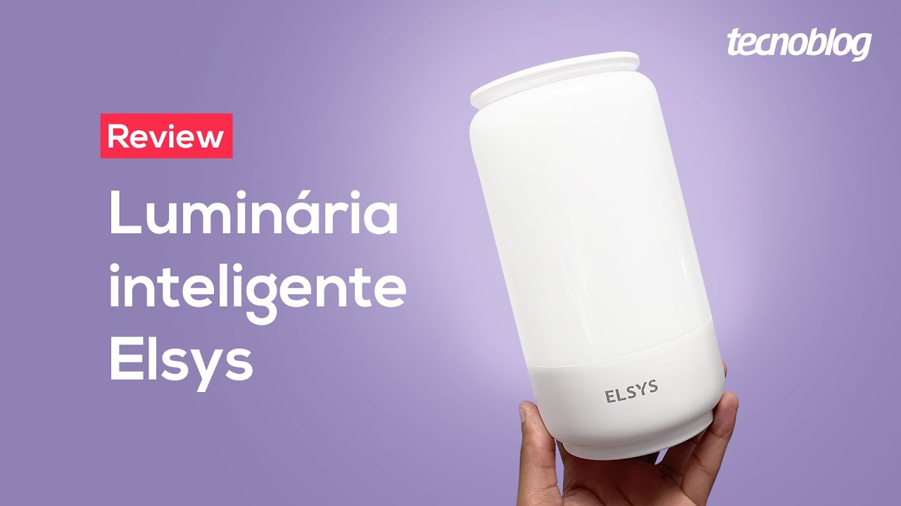 Luminária inteligente Elsys - Review Tecnoblog