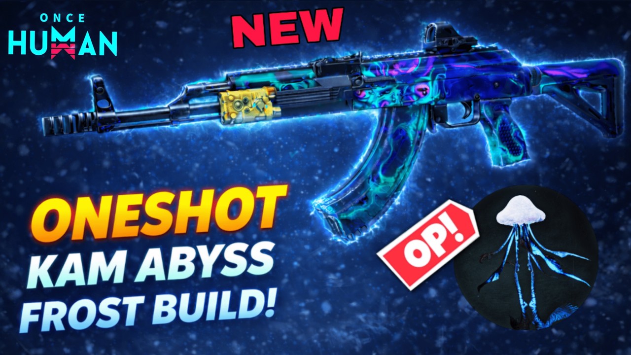 Новый одноразовый KAM Abyss Glance Frost Build Once Human