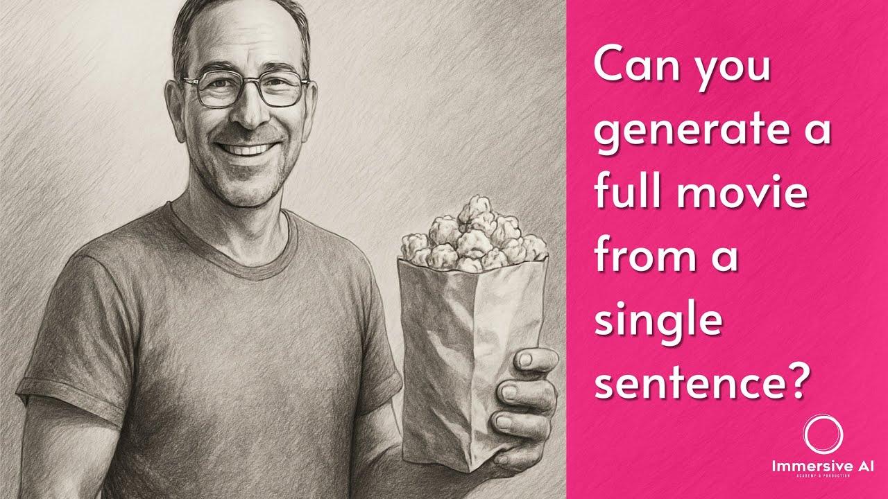 AI-Filmpodcast #5: How to generate a full movie from a single sentence | Adi Sideman from Popcorn