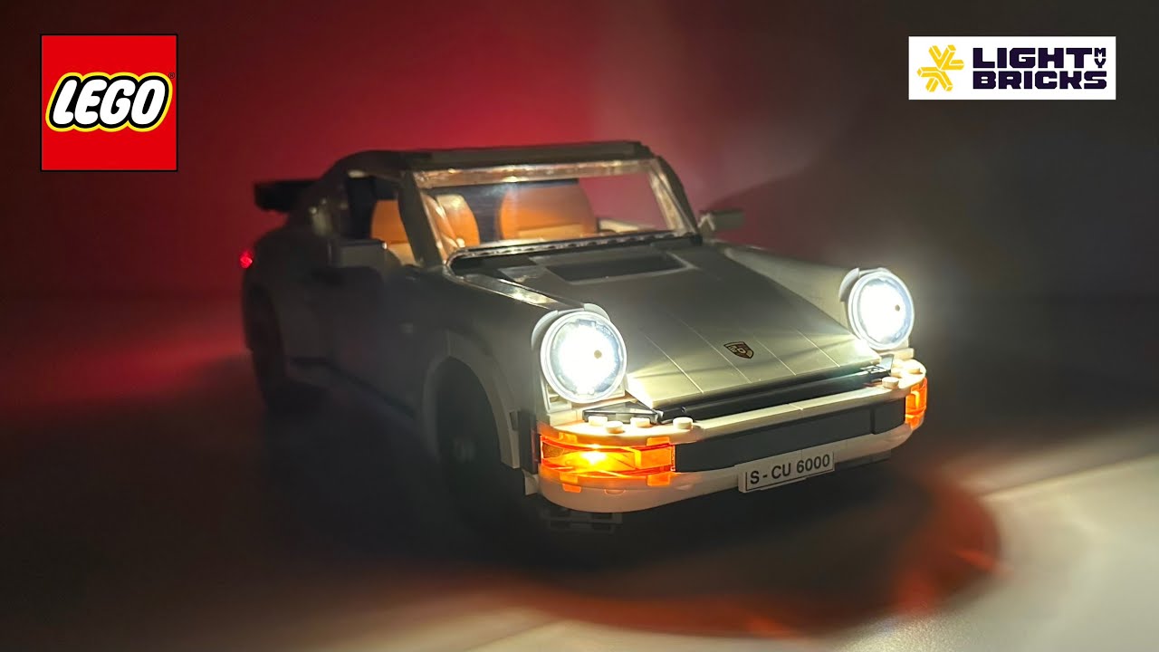 Light My Bricks LED Light for LEGO® 10295 Icons – Porsche 911 Turbo – Speed Install Review