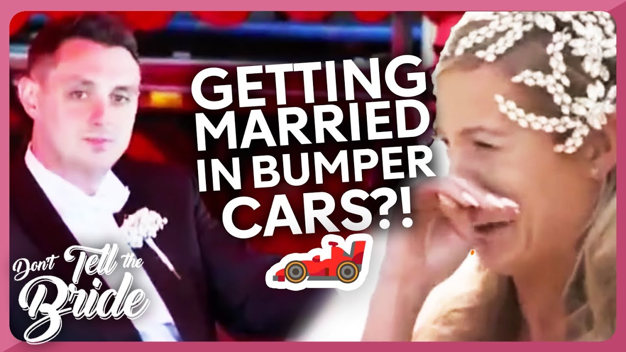 Невеста расплакалась, узнав, что выходит замуж в бамперной машинке! 🏎️