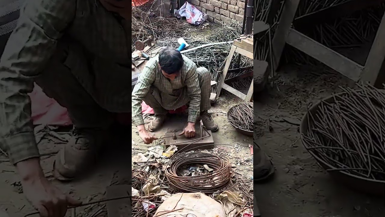 Golden Chains From Old Rusted Ship Plates