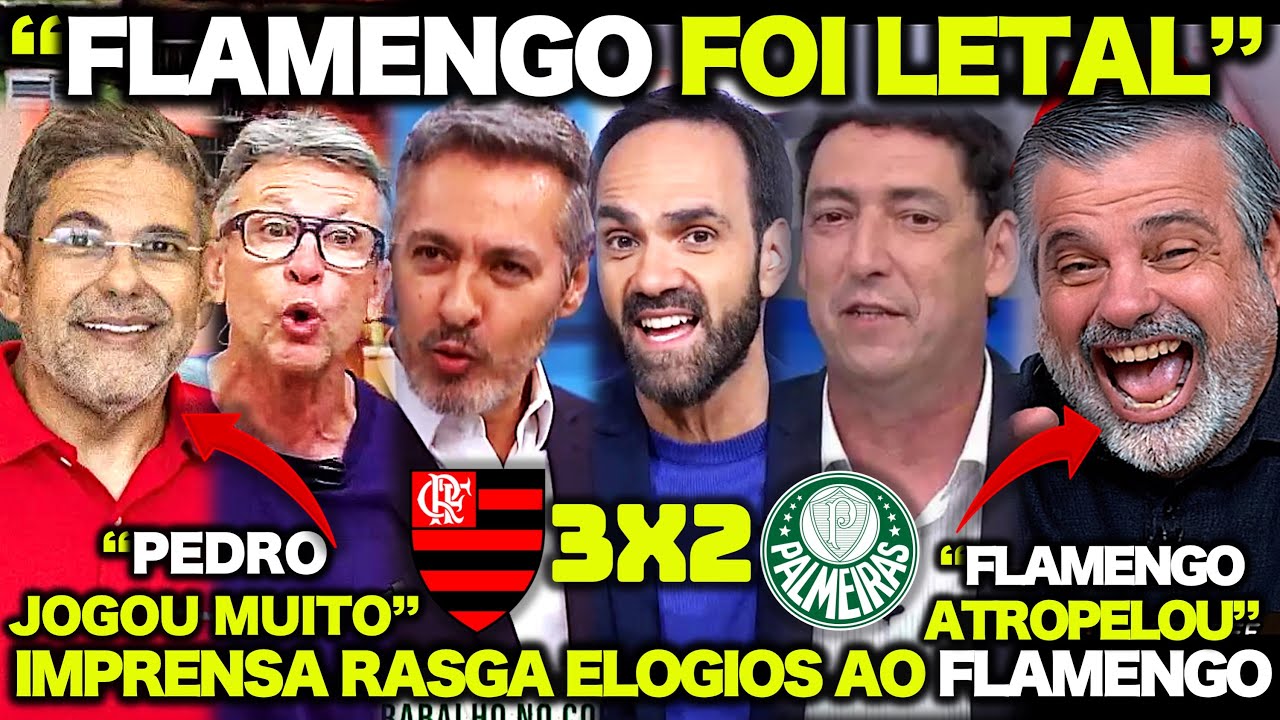IMPRENSA ESPORTIVA de TODO BRASIL RASGA ELOGIOS ao FLAMENGO ! FLAMENGO FOI LETAL contra o PALMEIRAS