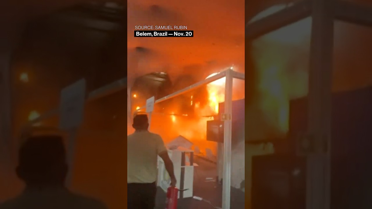 Fire Engulfs COP30 Climate Summit in Brazil