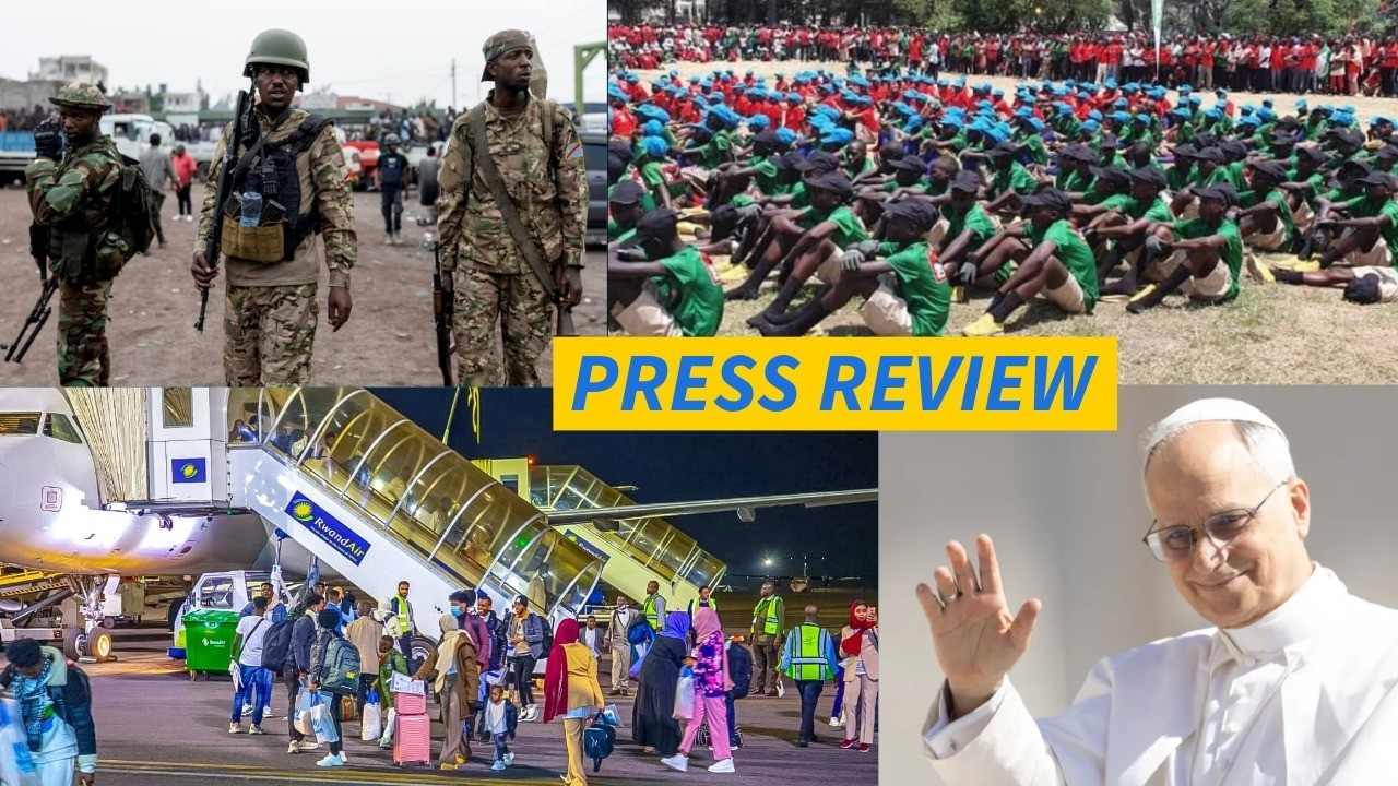 URWANDA RWAKIRIYE IZINDI MPUNZI ,BURUNDI YAFUNGIRANYE ABANYESHURI,PAPA LEON MURI MATA ARAZA AFURIKA