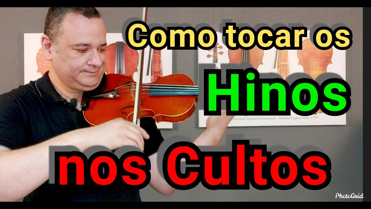 Como tocar os Hinos na CCB violino - Natural e Oitavado