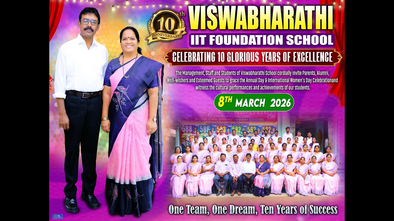 10 ANNIVERSARYVISWABHARATHIIIT FOUNDATION SCHOOL Date:08-03-26