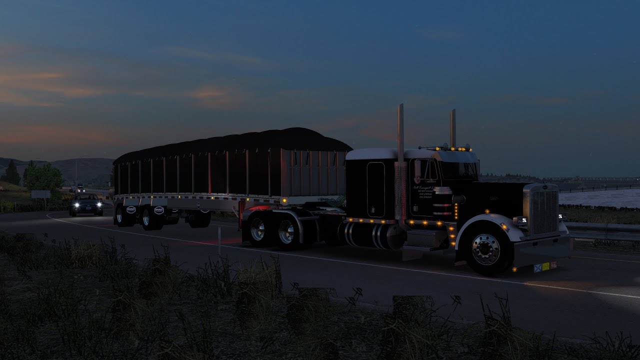 American Truck Simulator 5150 3D Peterbilt 359 Colt Transport MAC sidekit