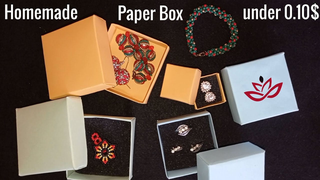 Бумажная коробка своими руками до 0,10$. Как сделать подарочную/ювелирную коробку своими руками?
