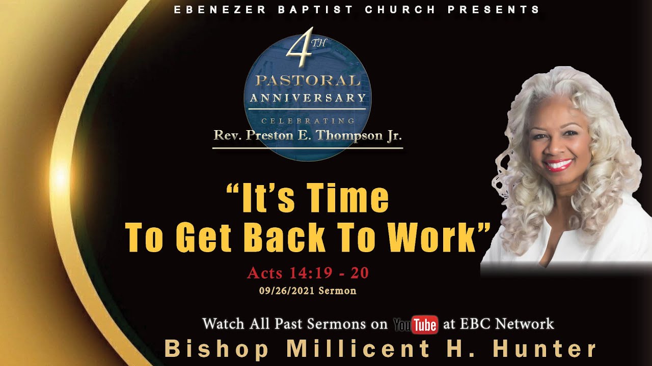 Bishop Millicent H. Hunter's sermon - 