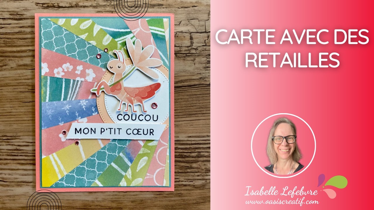 Carte avec des retailles