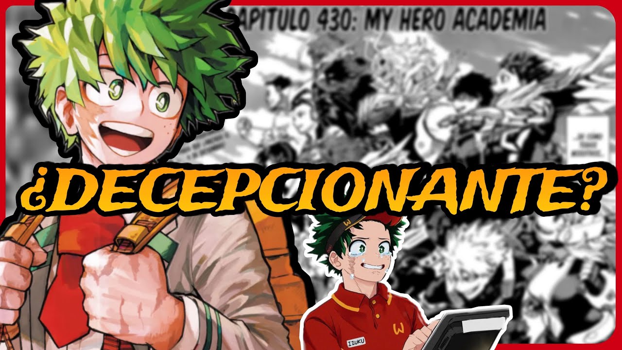 ¿BOKU NO HERO TUVO UN MAL FINAL? (Spoiler: si xd.)