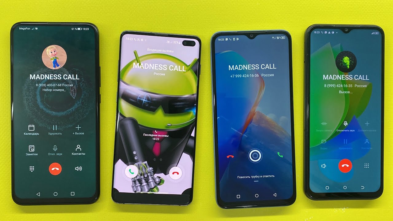 Samsung Galaxy S10+ Vs Infinix SMART 7 HD / TECNO POP 6 Pro Vs Honor 9X / Incoming & Outgoing Call