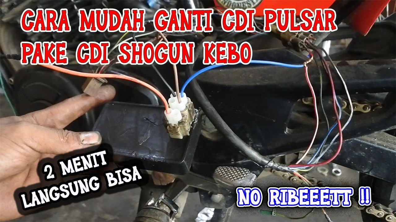 MUDAH ..!!CARA PASANG CDI SHOGUN DI MOTOR PULSAR== 2menit langsung bisa👍