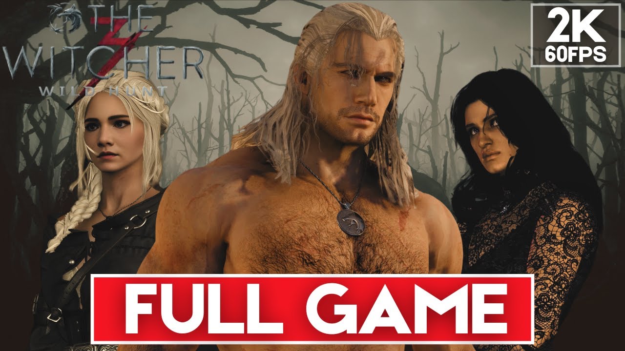THE WITCHER 3 NETFLIX EDITION Modded Walkthrough [2K 60FPS PC ULTRA] FULL GAME (Main Story)