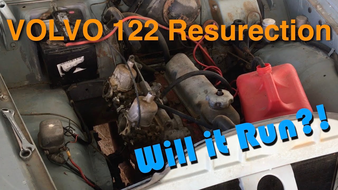 Will it start? Volvo 122s Amazon sitting 23 years