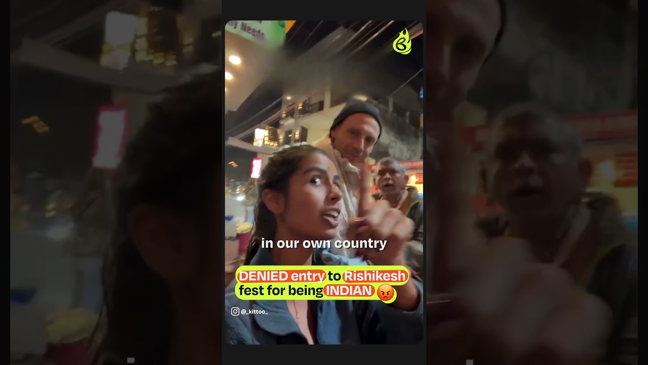 Denied entry to Rishikesh fest for BEING INDIAN! #briefchaat #rishikeshtravel #kirtanbhajan #viral
