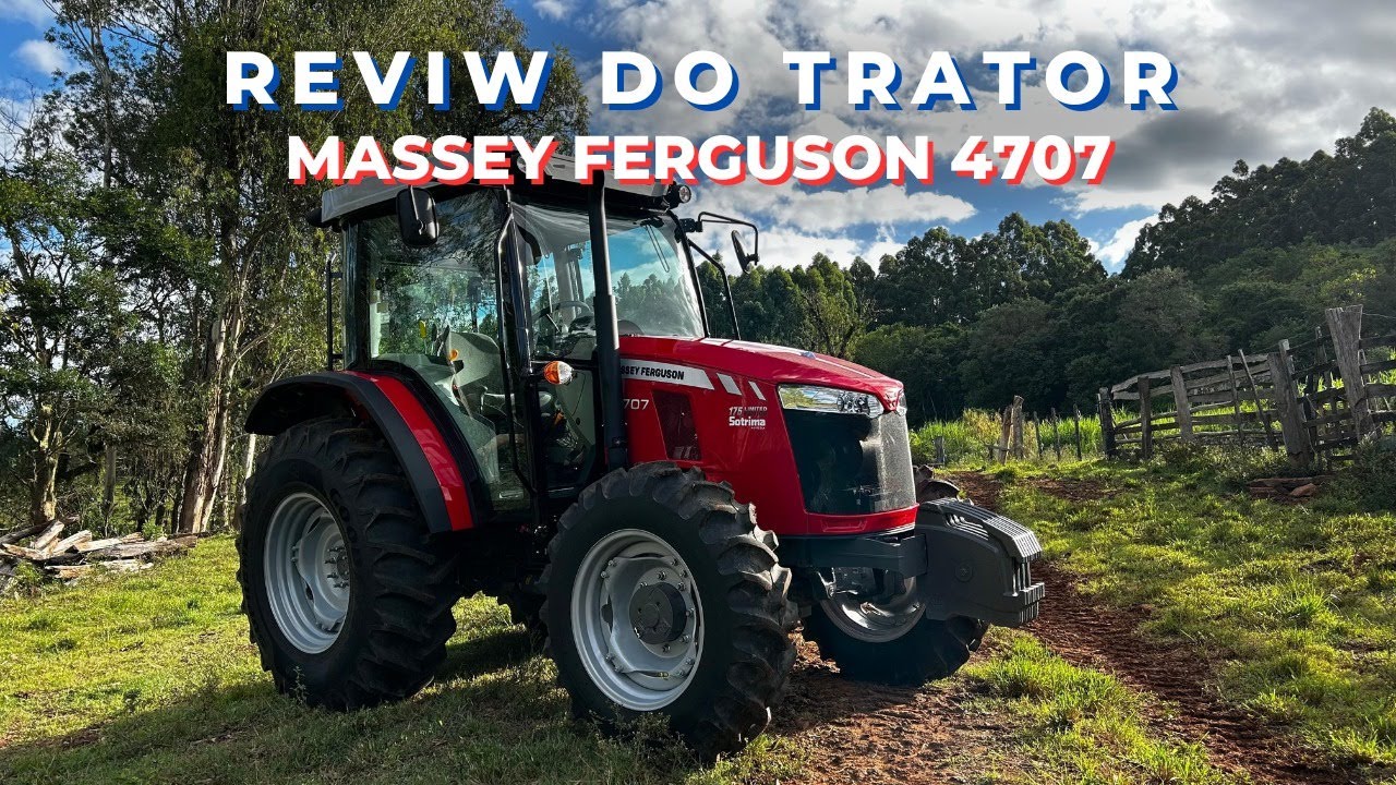 CHEGOU NOSSO TRATOR NOVO! Reviw  Massey Ferguson 4707