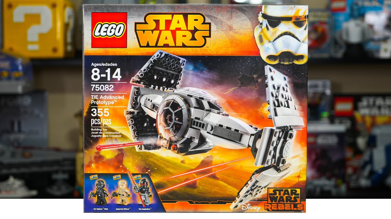 LEGO Star Wars 75082 TIE ADVANCED PROTOTYPE Review! (2015)