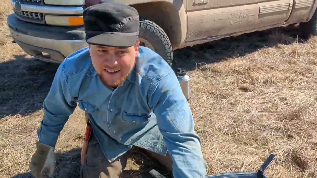 Tearing Down a Pasture -- Kansas Ranch