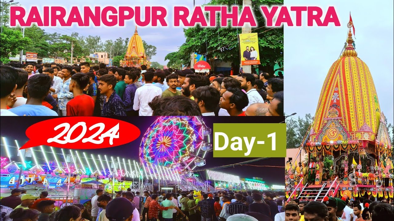 RAIRANGPUR RATH YATRA||RAIRANGPUR RATHA YATRA 2024||#tudu vlogs
