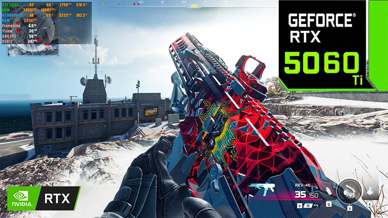 Call of Duty : Warzone | RTX 5060 Ti ( Competitive Settings + DLSS ON / 4K - 1440p - 1080p )