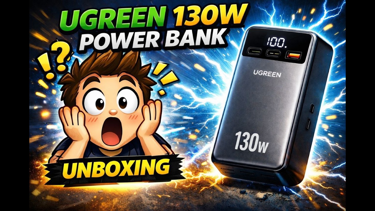 Ugreen 130W Power Bank Unboxing #iphone #tech #techreview #powerbank #ugreen