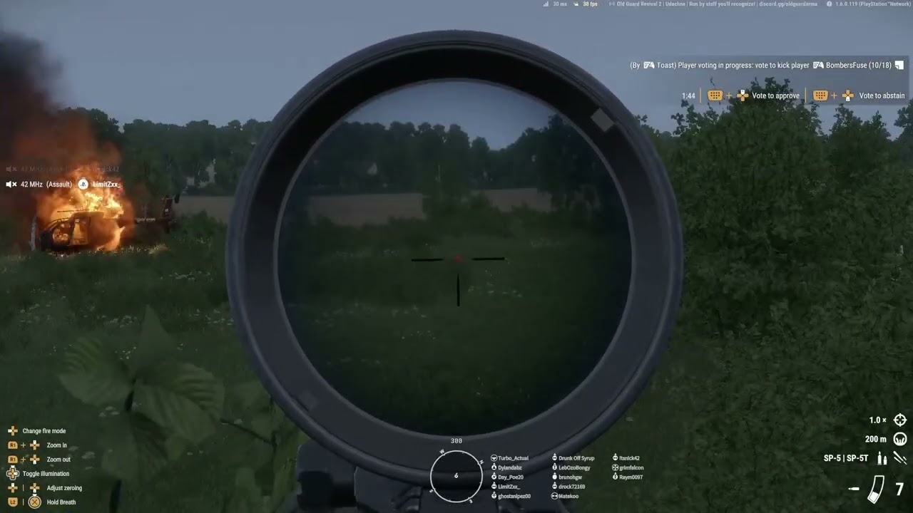Arma reforger sniper man camping on the tree 🌴 