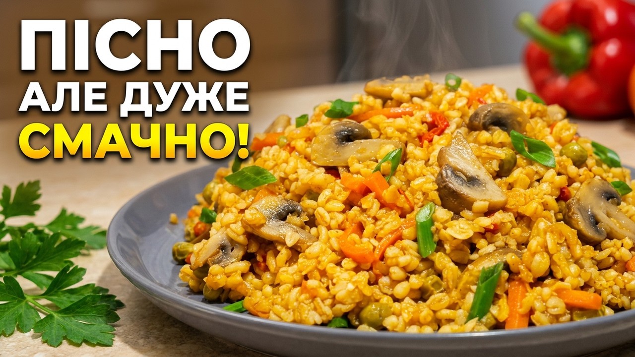 Хто сказав, що в піст не смачно? Булгур з овочами 🍄🥕 за 30 хв!