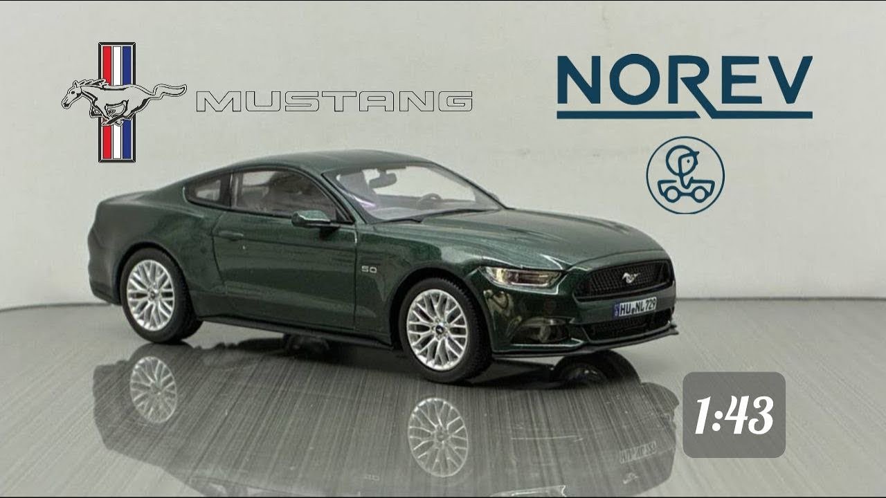 Обзор модели Ford Mustang GT Fastback 5.0 2015г. 1:43 Norev