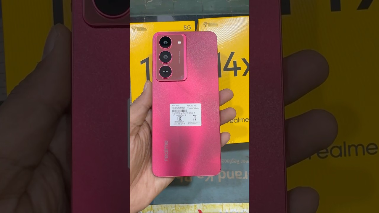 realme 14x 5G (Jewel Red First looks 🔥🔥🔥