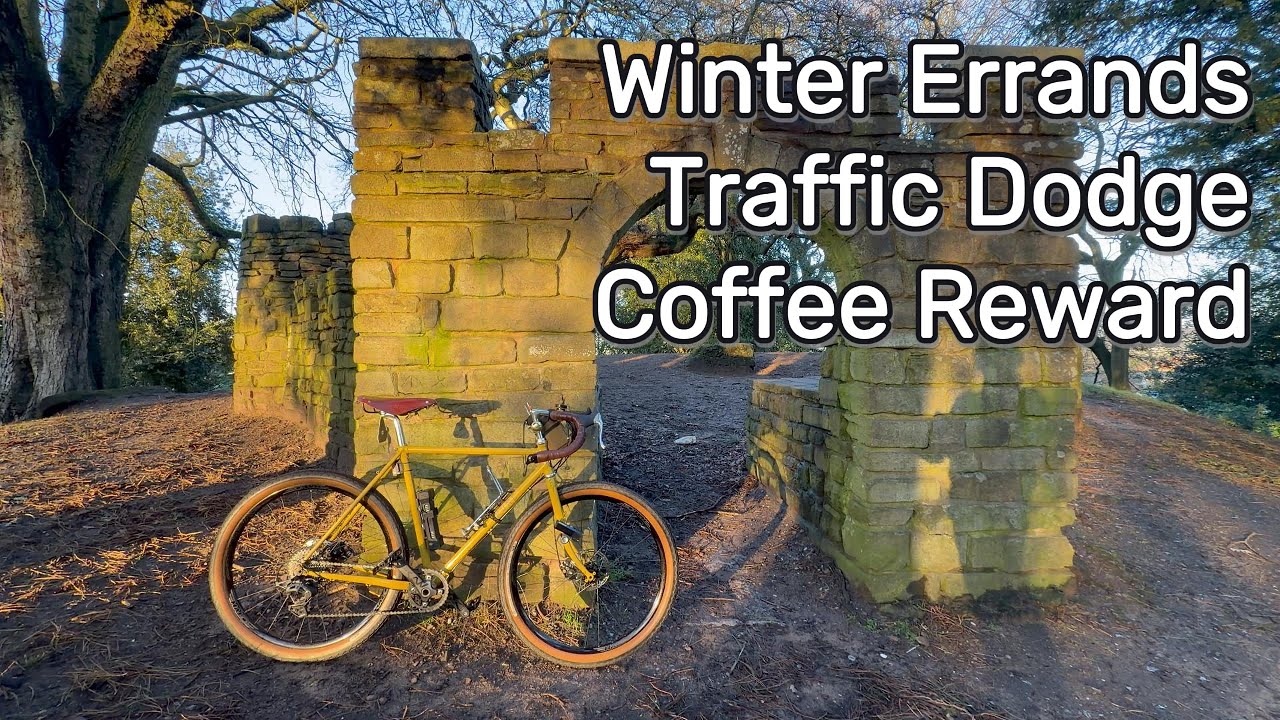 Winter Errands Bike Ride in an English Town EP.009