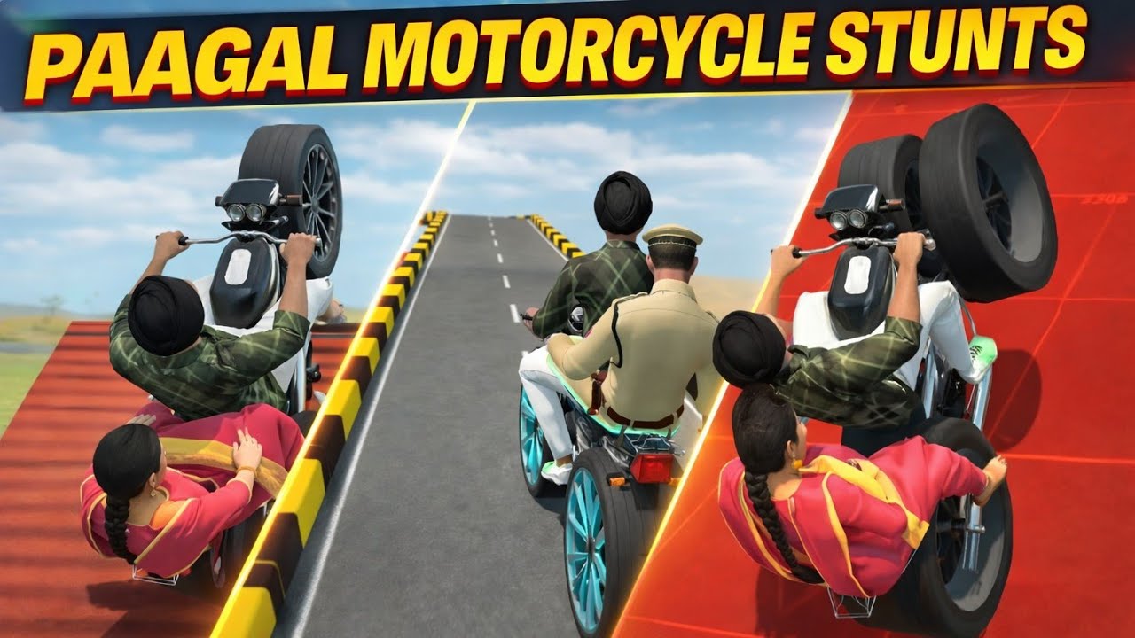 Crazy bike stunts || bike se pagalpan😧😊