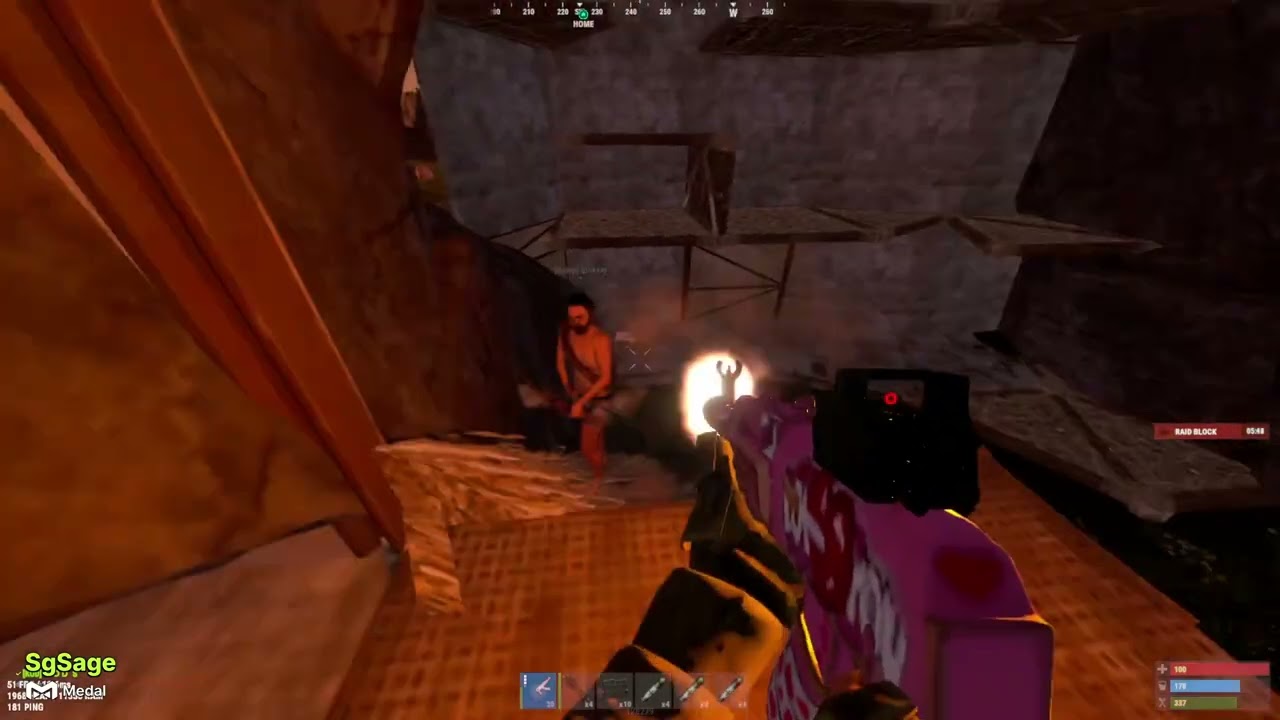 Counter raid, solo player