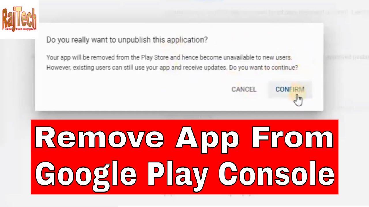 How To Remove App From Google Play Console 2020 in Hindi