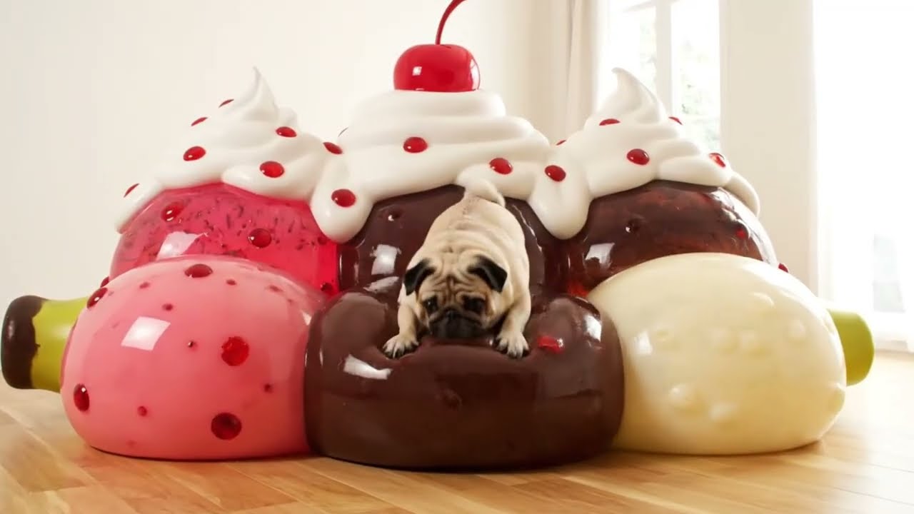 A Soft Jelly Resting Space for Dogs