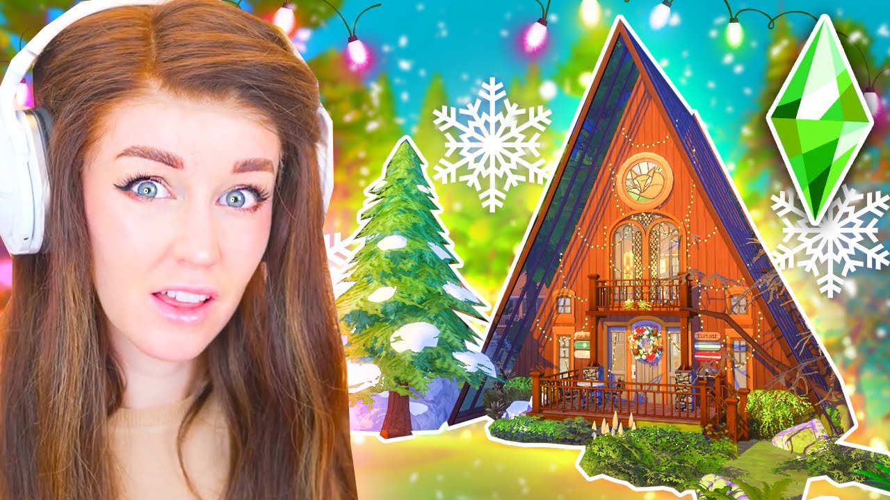 Can i build an A FRAME HOUSE in 10mins...? (spoiler = NOPE)