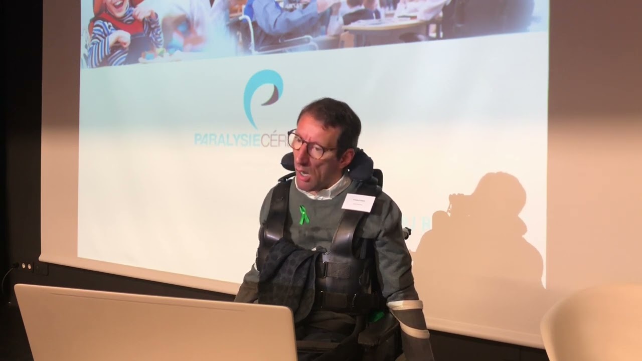Philippe Aubert à la Journée d'études 2022 de Paralysie Cérébrale France