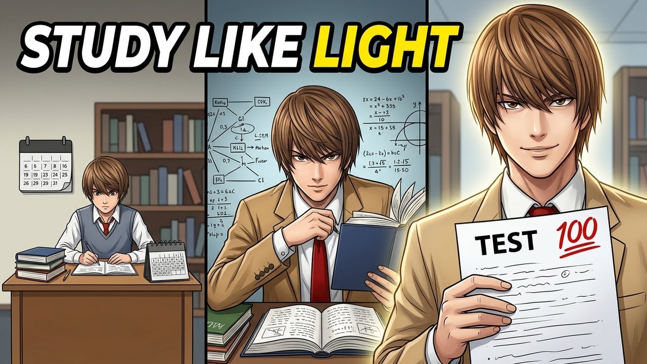 Study Like Light Yagami: The Genius System That Made Him #1 in Japan