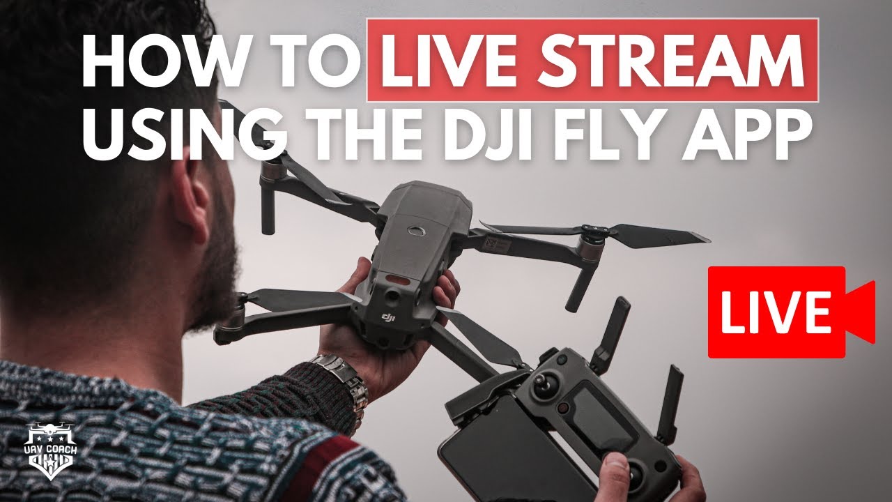 Как вести прямую трансляцию с помощью приложения DJI Fly