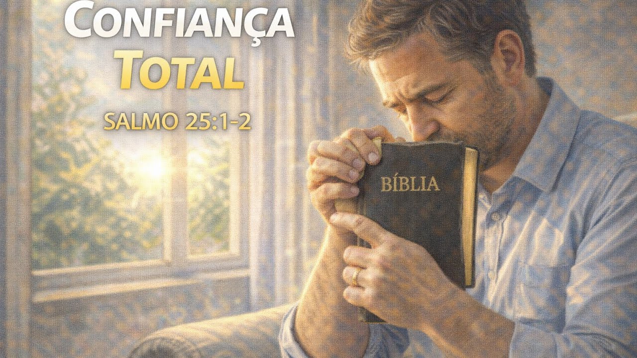 CANAL MEDITAÇÕES BÍBLICAS - CONFIANÇA TOTAL. SALMO 25:1-2.