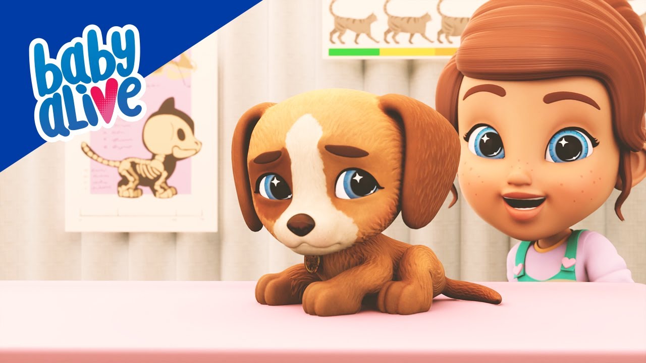 Baby Alive en Español 🐶 Visita A La Clínica Veterinaria🐾Videos Infantiles 💕