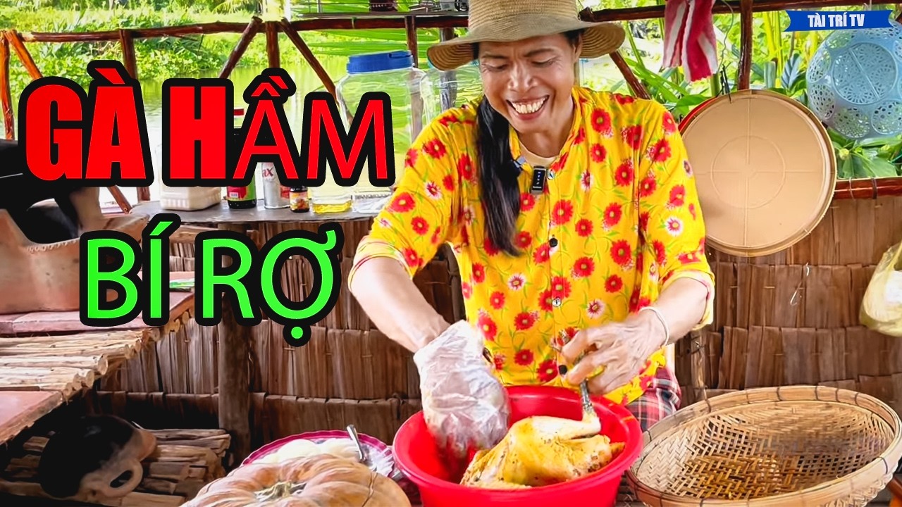 Mộng Kha Lần Đầu Làm Gà Hấp Bí Lạ Miệng Để Ăn Mừng Đàn Vịt Mới Đón Về Nuôi | Tài Trí TV