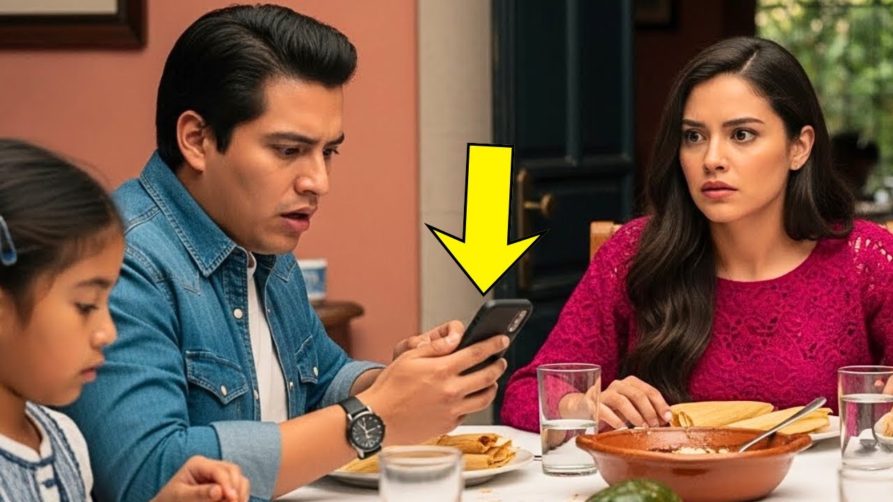 En la comida familiar, mi esposo escondió el celular y dijo ‘NO TE METAS’… y descubrí lo imperdonabl